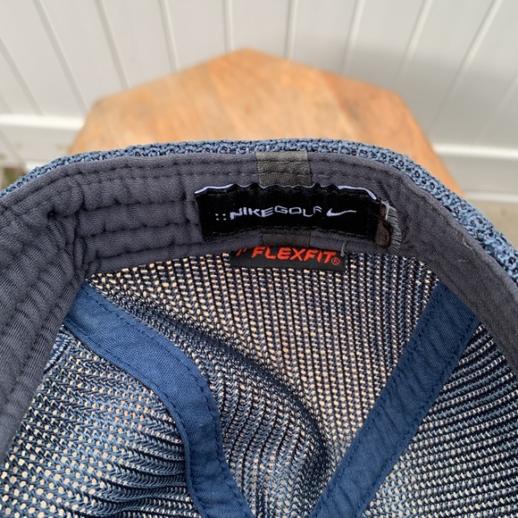 Nike Vapor Golf Hat Flexfit Hat Used Mens Womens Hats Light Blue - Picture 7 of 7